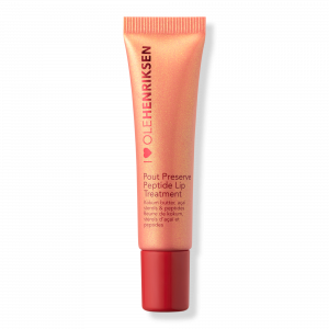 Увлажняющее средство для губ Pout Preserve с пептидами OLEHENRIKSEN, Strawberry Sorbet Glimmer (mauve pink with rose gold shimmer)