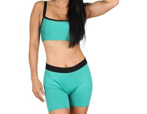 Спортивный бюстгальтер с легкой поддержкой цвета нефрита Undersummers, цвет jade