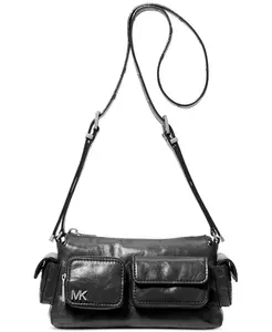 Дакота Маленькая Кожаная Трансформируемая Сумка-Кроссбоди с Карманом Michael Kors, черный