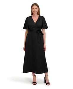 Женское платье-халат "Мэдисон" Laundry by Shelli Segal, Black onyx