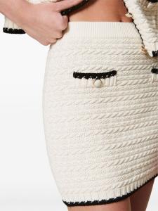 TWINSET жаккардовая юбка, нейтральный цвет