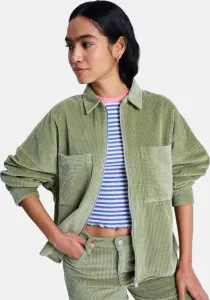 Расслабленная, выстиранная летняя куртка Roxy, Oil Green