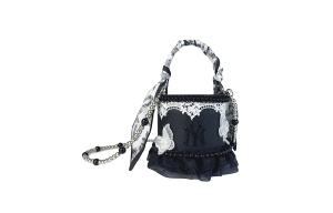 MLB Кожаная сумка-ведро Unisex Black/Pink/Millennial Denim