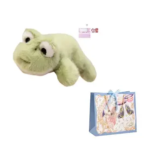 AOLETU Милая пони карманный компаньон, креативная миниатюрная изысканная лягушка корова желтая утка плюшевые куклы 18см высота