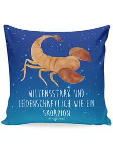 Подушка Mr. & Mrs. Panda, цвет sternenhimmel blau