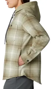 Женская плюшевая куртка Mountain Hardwear Microchill, цвет White Sage Ombre Buffalo