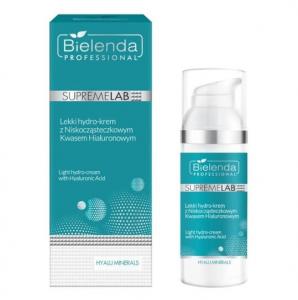 Легкий гидрокрем с низкомолекулярной гиалуроновой кислотой, 50 мл Bielenda, Supremelab Hyalu Minerals