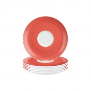 Блюдце Kombiuntertassen Liberty Pure Colors ø 16 см, набор из 6 шт. Seltmann Weiden, Flamingo Red