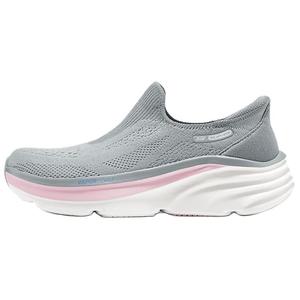 Skechers Женские повседневные кроссовки D'Lux Vapor Breathable низкие серые розовые