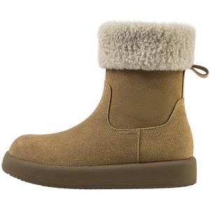 Wonderful couple Тёплые противоскользящие короткие зимние сапоги с мягкой подошвой для женщин - коричневый жёлтый, цвет Brown Yellow