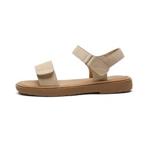 Пляжные сандалии женские желтые, коричневые JOSINY, абрикосовые