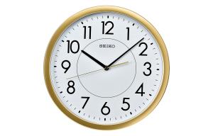 SEIKO Часы Quartz Movement Polyester Plastic Shell Wall Clock Unisex White QXA629G