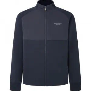 Толстовка Hackett Am Hybrid full zip, синий