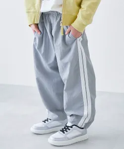 Спортивные брюки из водоотталкивающего нейлона (комплект) Детская одежда Весна/Лето 2026 Devirock, цвет 002-Rhinestone Blue