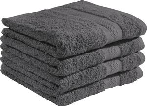 Полотенце для ванной REDBEST 4er Pack Chicago, антрацит