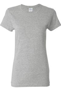 Женская футболка Gildan Heavy Cotton, цвет sport grey