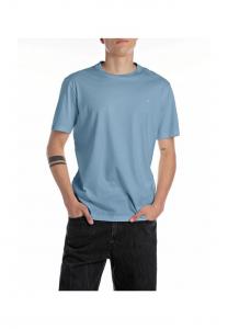 Хлопковая футболка Replay, серый