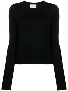 Джемпер тонкой вязки с круглым вырезом Forte Forte, черный