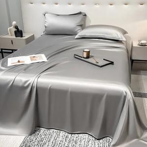 Fuanna Комплект постельного белья из тенселя, 3 предмета (простыня 180х230 см, 2 наволочки), цвет grass green