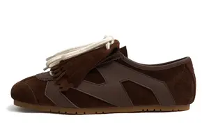 MINNETONKA КИКС x Коллаборативные МС70 Тонкоподошвенные Туфли Повседневные Женские - Каштаново-Коричневый, цвет Chestnut Brown