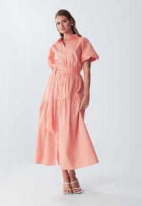 Платье-рубашка VONNE MIDI ST MRLO, коралловый