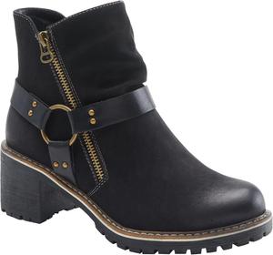 Ботильоны PATRIZIA Spring Step Firewood для женщин - женские ботинки на щиколотку с застежкой-молнией - веганская кожа, женские ботинки для улицы, Black