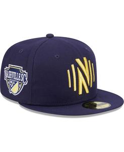 Мужская темно-синяя шляпа с нашивкой Sc 59Fifty Nashville New Era