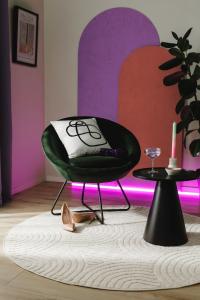 Ковер для дома и улицы марс Benuta - N/A, диаметр 160 см, бежевый