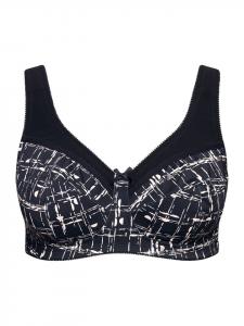 Бюстгальтер на косточках Ulla Popken Entlastungs BH, черный