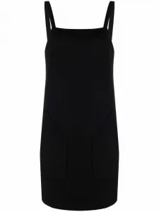 Трикотажное платье мини без рукавов Max Mara, черный