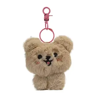 ZOCO Розовый кулон с плюшевой куклой и бантом, высота 10см