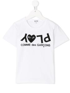 Comme des Garçons футболка с логотипом, белый