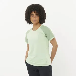 Outline Женская футболка Salomon, зеленый