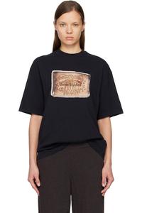 Acne Studios Черная футболка с логотипом