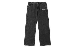 Jeanswest Джинсы унисекс Jean West, Черный/Серый