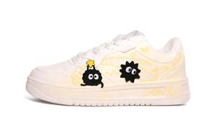 Женские скейтерские кроссовки low top с амортизацией, устойчивые к истиранию ANTA, белый