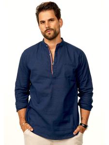 Рубашка behype, темно-синий