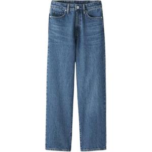 Джинсы женские Moderate Straight Fit MUJI, светло-синий