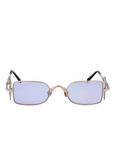 Matsuda rectangle-frame солнцезащитные очки, золотой