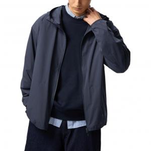 UNIQLO Мужская водостойкая одежда с защитой от ультрафиолета темно-синего цвета, Navy Blue