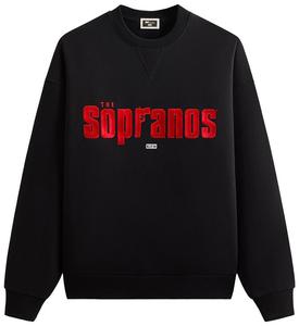 Свитшот Kith For The Sopranos Main Logo Nelson Crewneck, черный