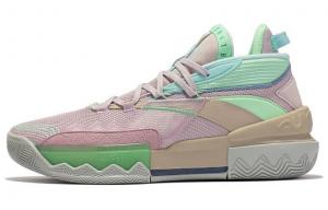 Баскетбольные кроссовки Burning Combat 2.0 мужские, среднего размера, розовые/фиолетовые 361°