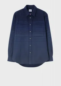 Рубашка в клетку с градиентом в повседневном стиле