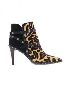 Сапоги в стиле вестерн с леопардовым принтом Paris Punk, мультиколор