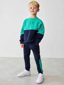 Детский комплект с цветными блоками: джемпер и джоггеры Ted Baker, Navy