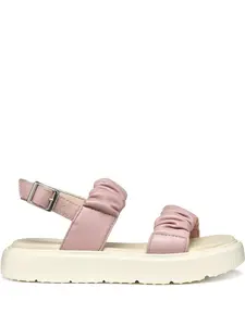 Сандалии Kodette с ремешками и сборками Geox Kids, розовый