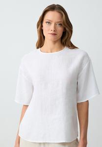 Блуза RELAXED FIT SHORT SLEEVE CREW-NECK Jimmy Key, белый
