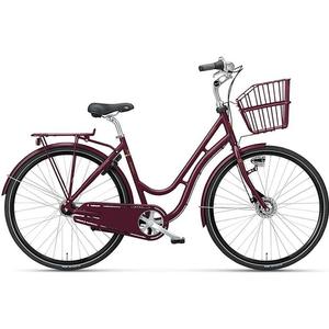 Женский велосипед Tunturi Queen, темно-красный/бронзовый