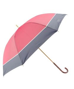 Женский двухцветный длинный зонт POLO RALPH LAUREN с вышитым логотипом