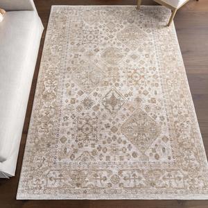 Ковер nuLOOM, 122 x 183 см, Klyah Medallion для гостиной, спальни, столовой, кухни, taupe/ivory